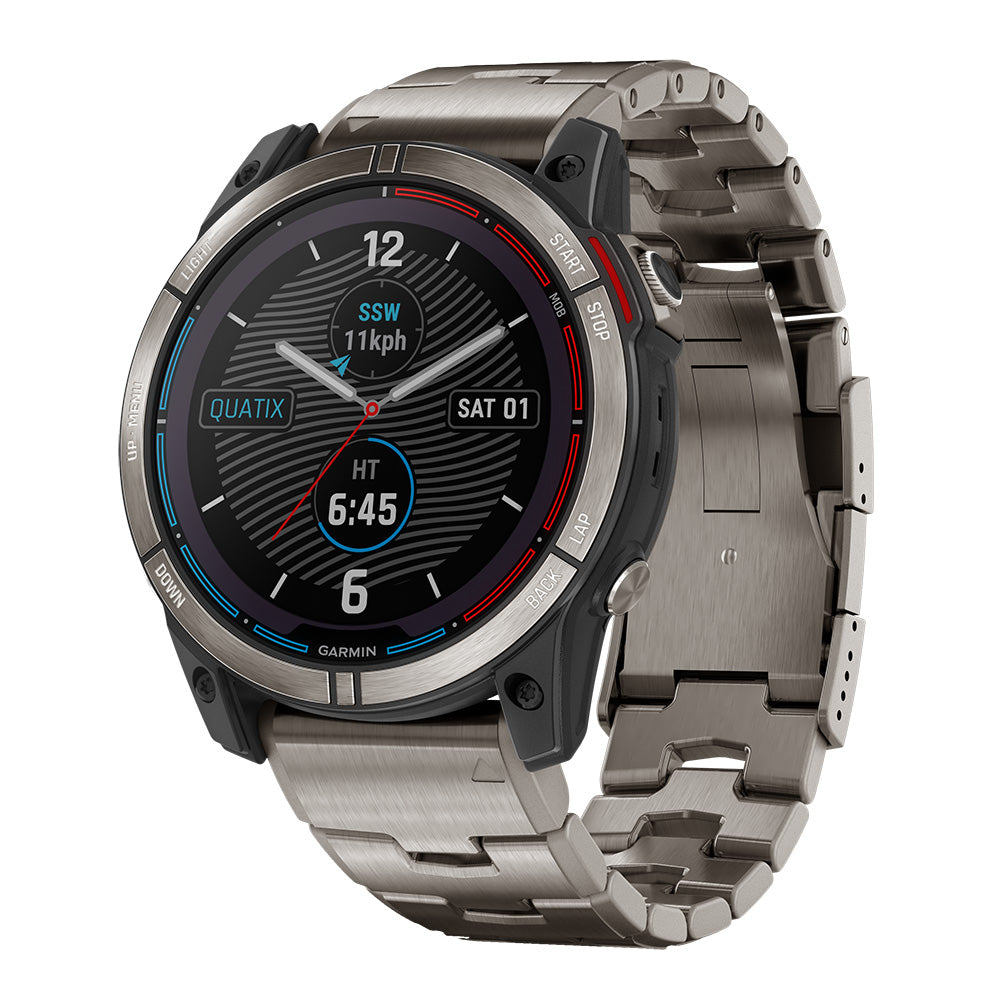 Garmin Quatix 7 - Solar Edition Marine GPS Smartwatch w/Solar Charging [010-02541-60]