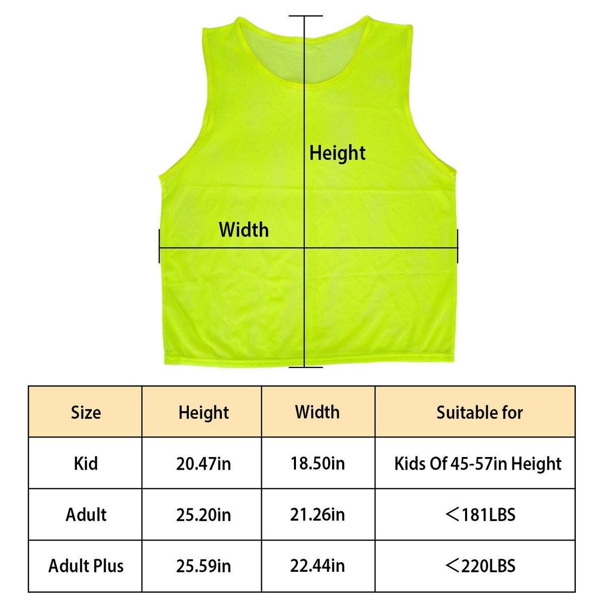 5 Pcs Mesh Scrimmage Vests - Soccer / Basketball Team Training Jerseys