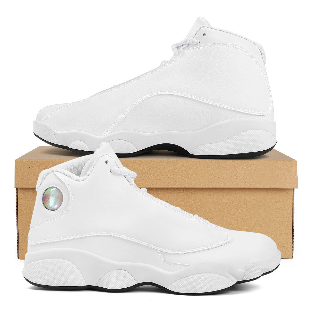 White Basketball Shoes / Sneakers