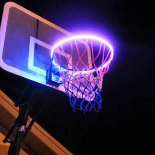 1 PCS - LED Basketball Hoop / Light Basketball Rim, Changing Induction Lamp, Shoot Hoops At Night
