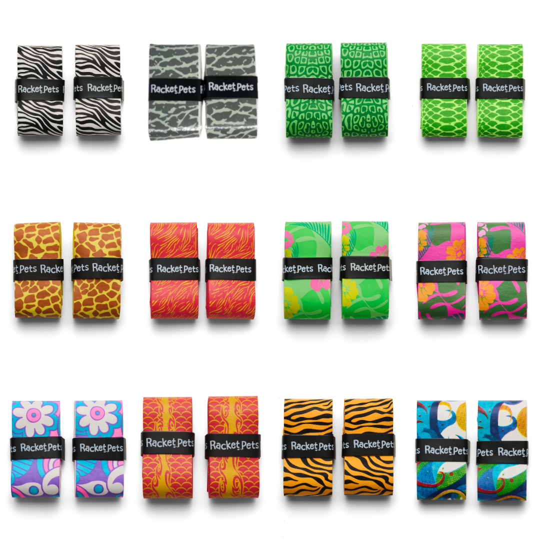 Overgrip Tape for Tennis Racket - Green Snake (pack of 2)