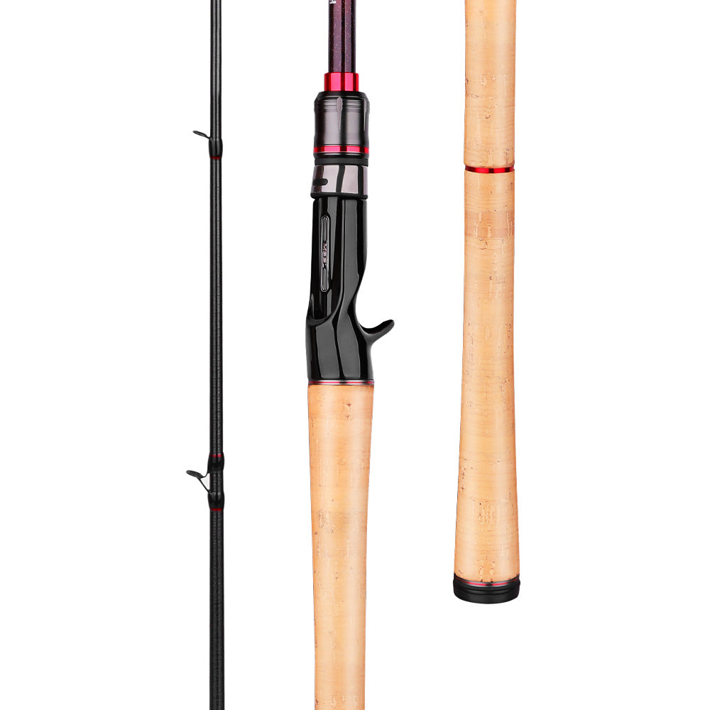 732H Nano Carbon Violent Pull Cork Casting Rod C732H
