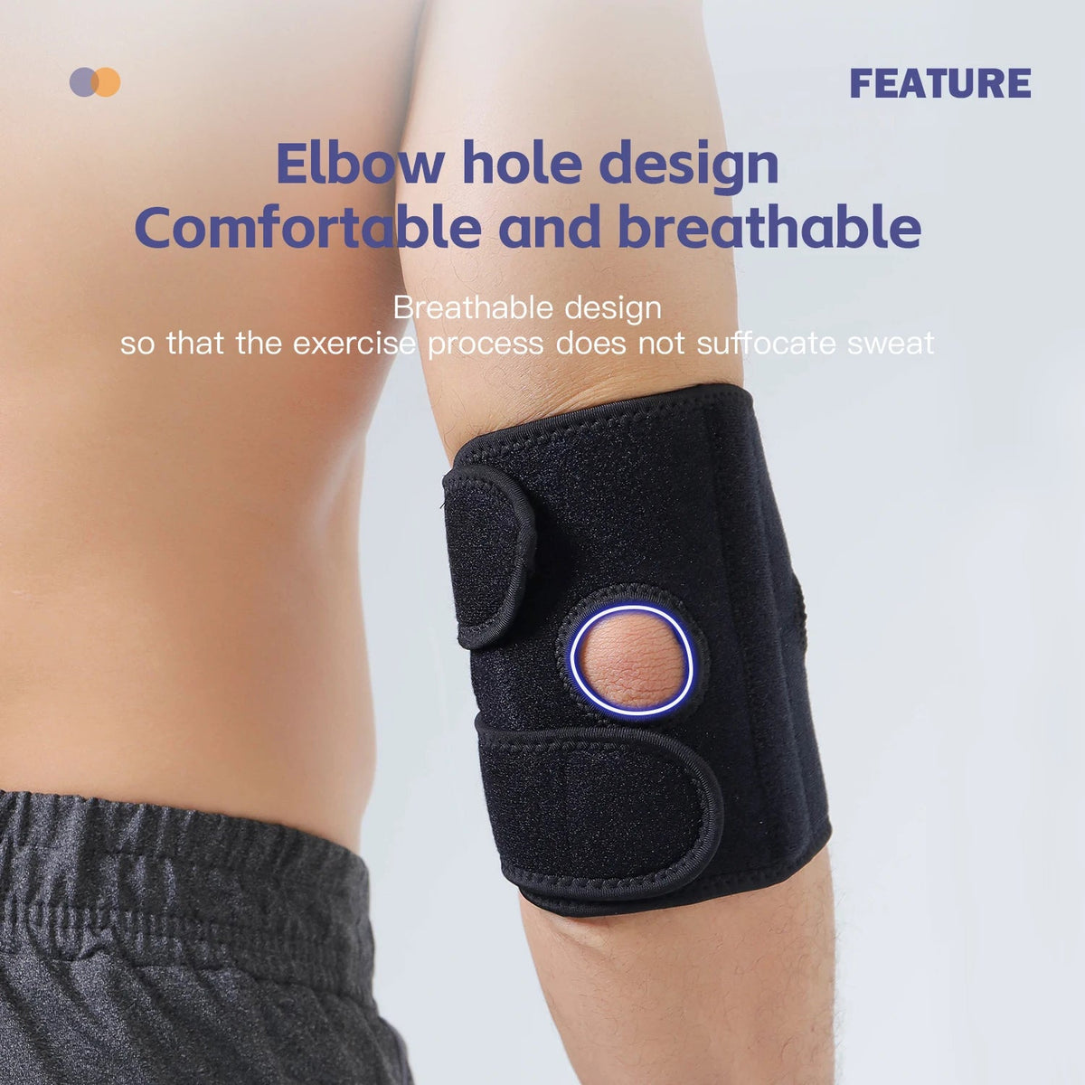 Outdoor Sports Fitness Tennis Training - Adjustable Fixed Elbow Strap - Protective Gear