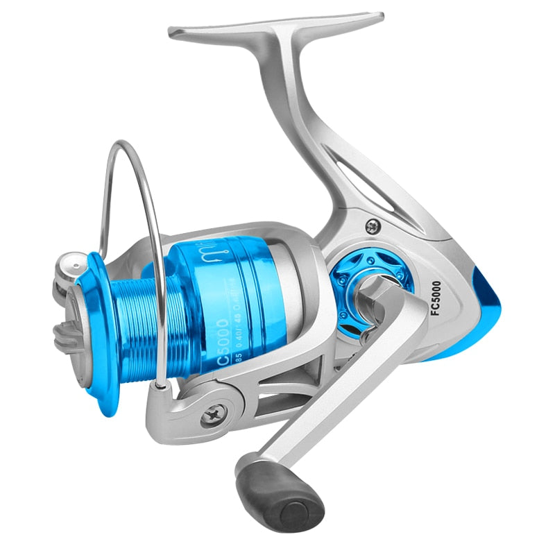 LINNHUE Fishing Reel FA1000-6000 No Gap Metal Spool Max Drag 8KG Pike Spinning Reel High Speed 5.2:1 Reel Pesca