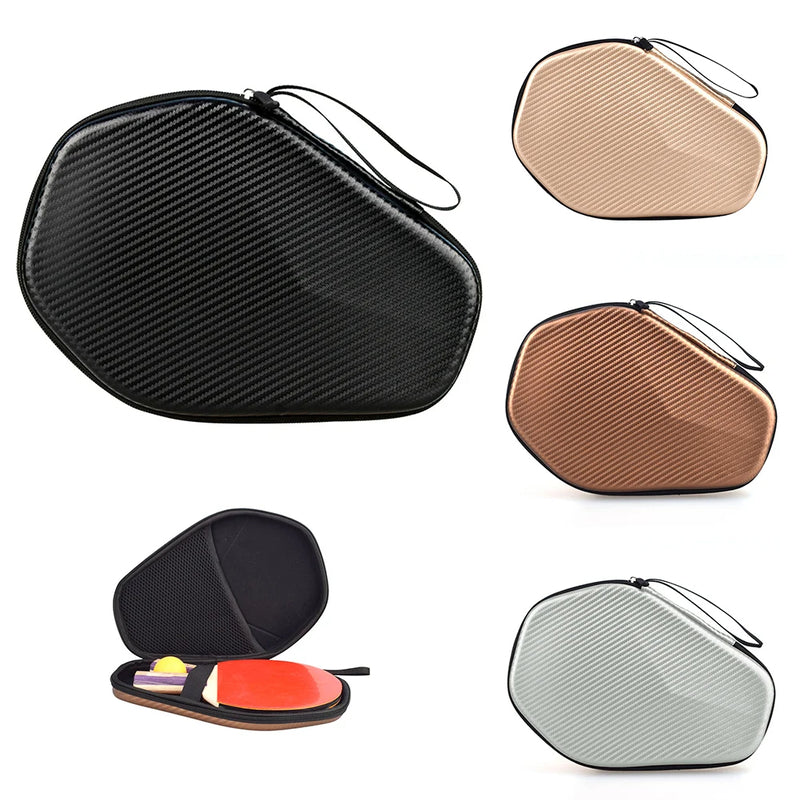 Table Tennis Racket Case Bag - Waterproof Zipper Handbag - Table Tennis Accessories