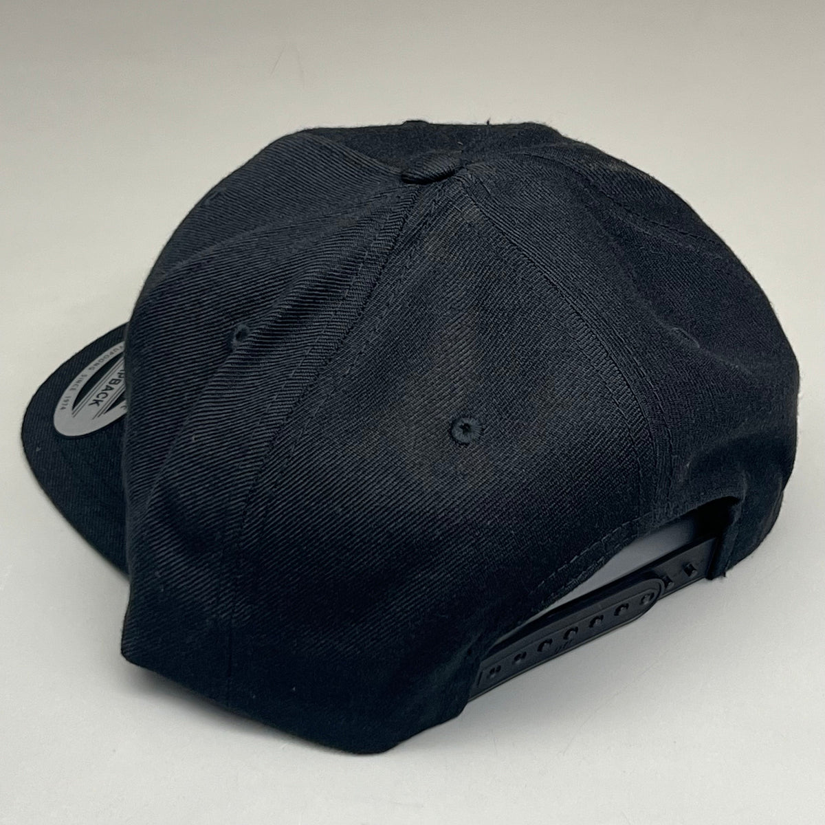 YUPOONG (10 PACK) Classic Snapback Baseball Cap / Hat - Black - Bulk!