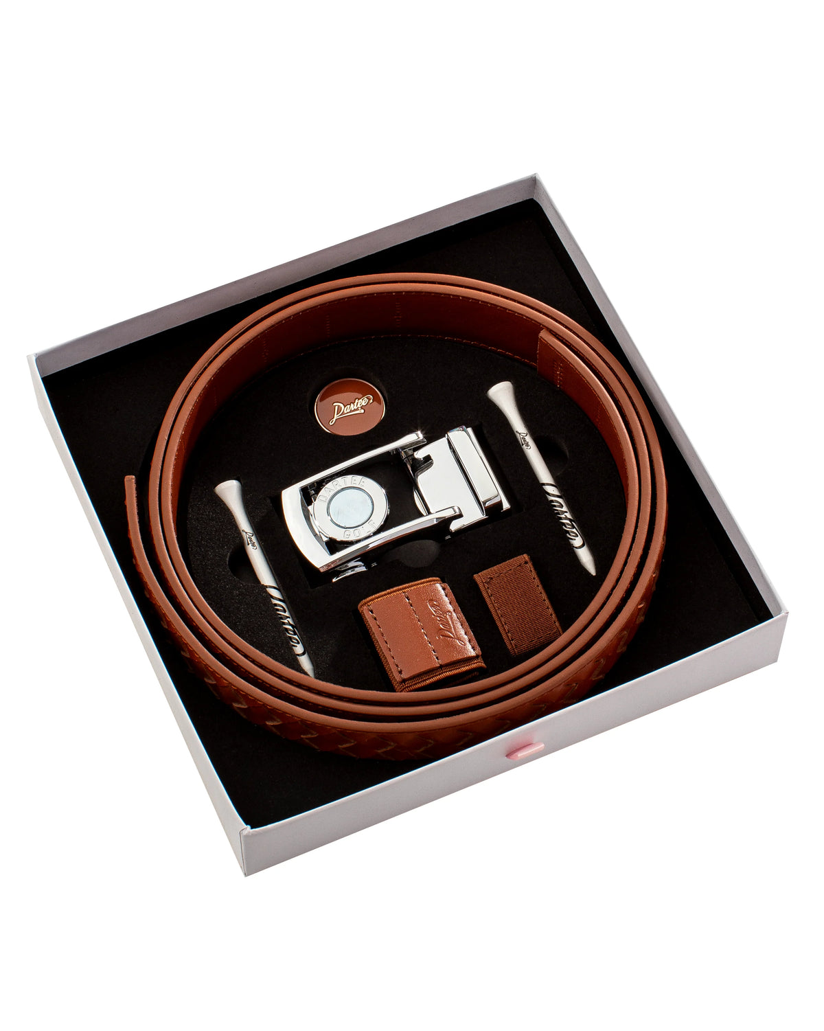 Brown Braid Golf Belt