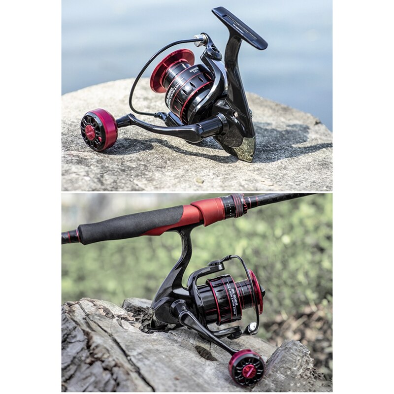1000-7000 Metal Spool 5.2:1 Gear Ratio Spinning Reel Carp For Saltwater Sea