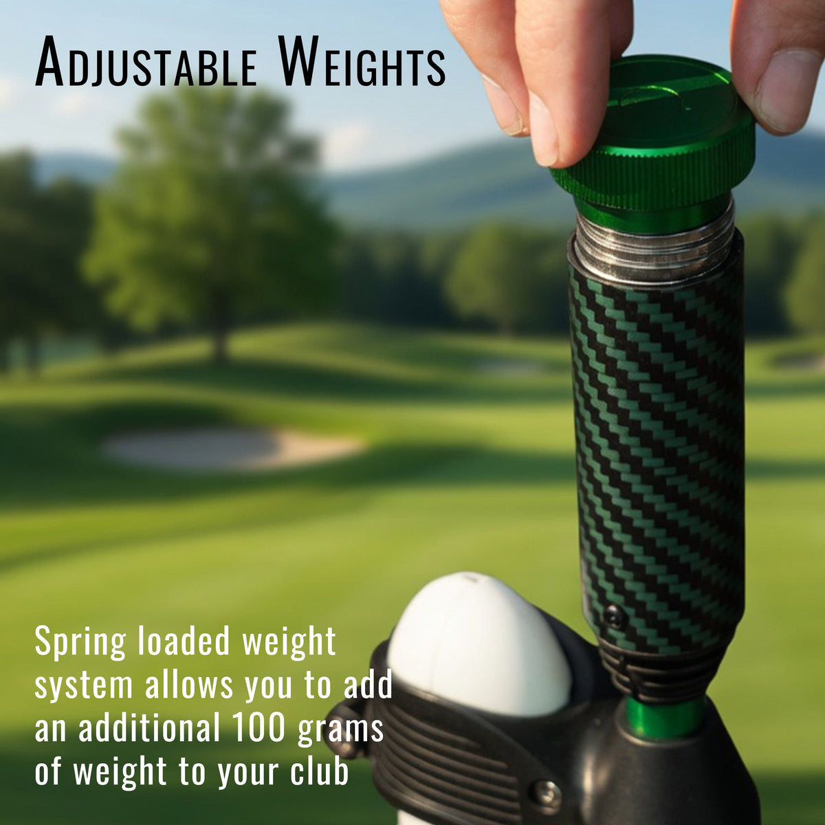 DriVR Elite Chrome - Stepped Steel Weighted Golf Club