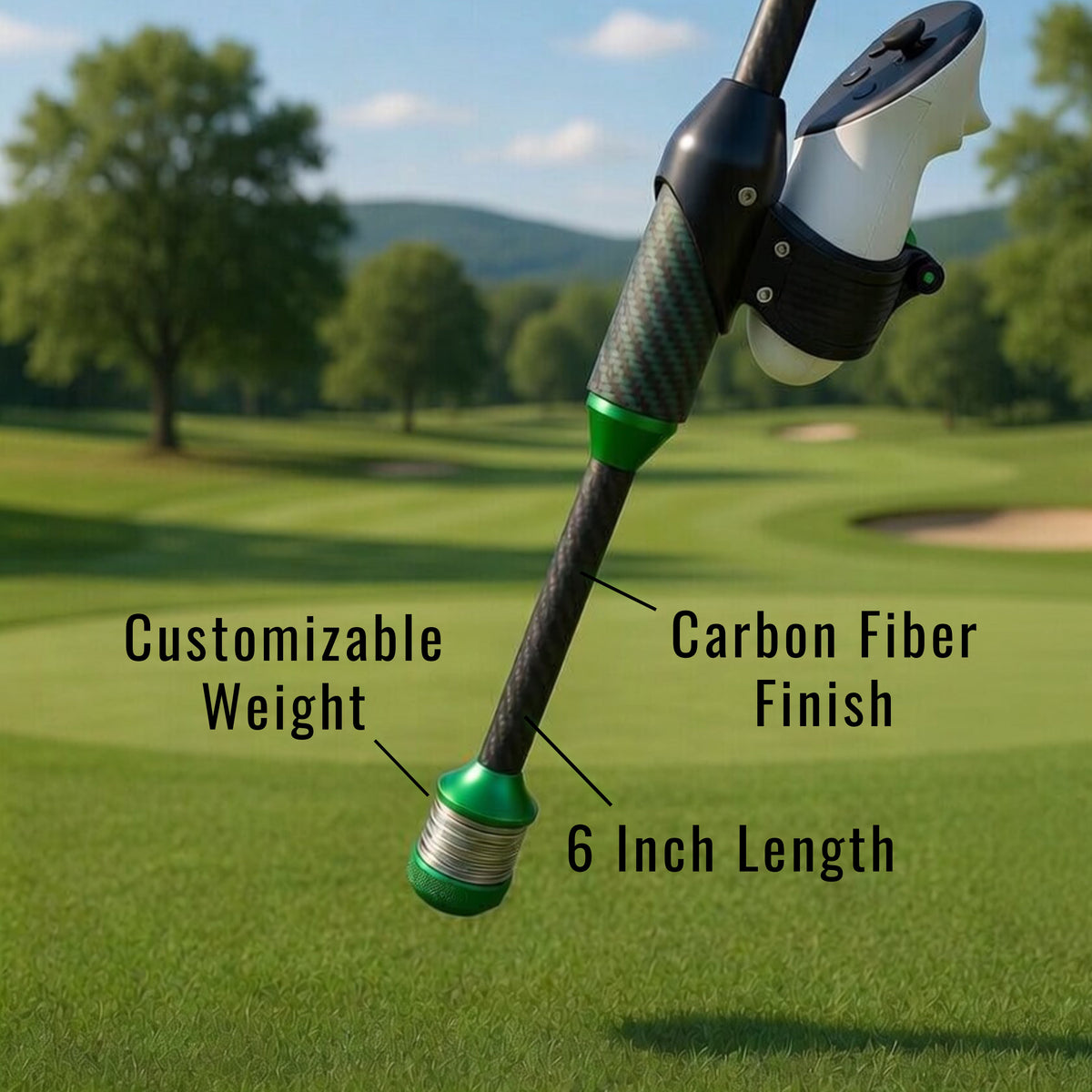 DriVR Elite Chrome - Stepped Steel Weighted Golf Club