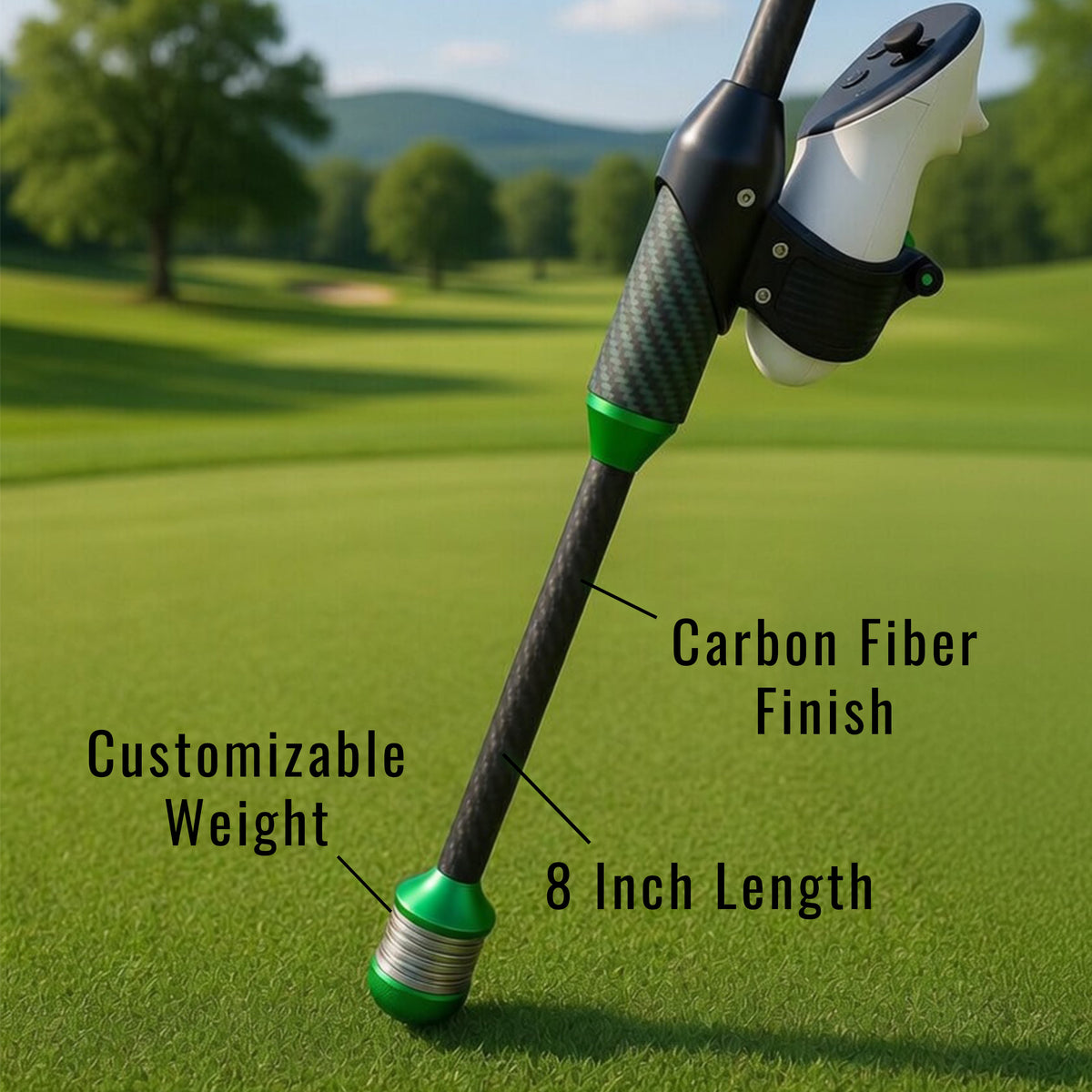 DriVR Elite Chrome - Stepped Steel Weighted Golf Club