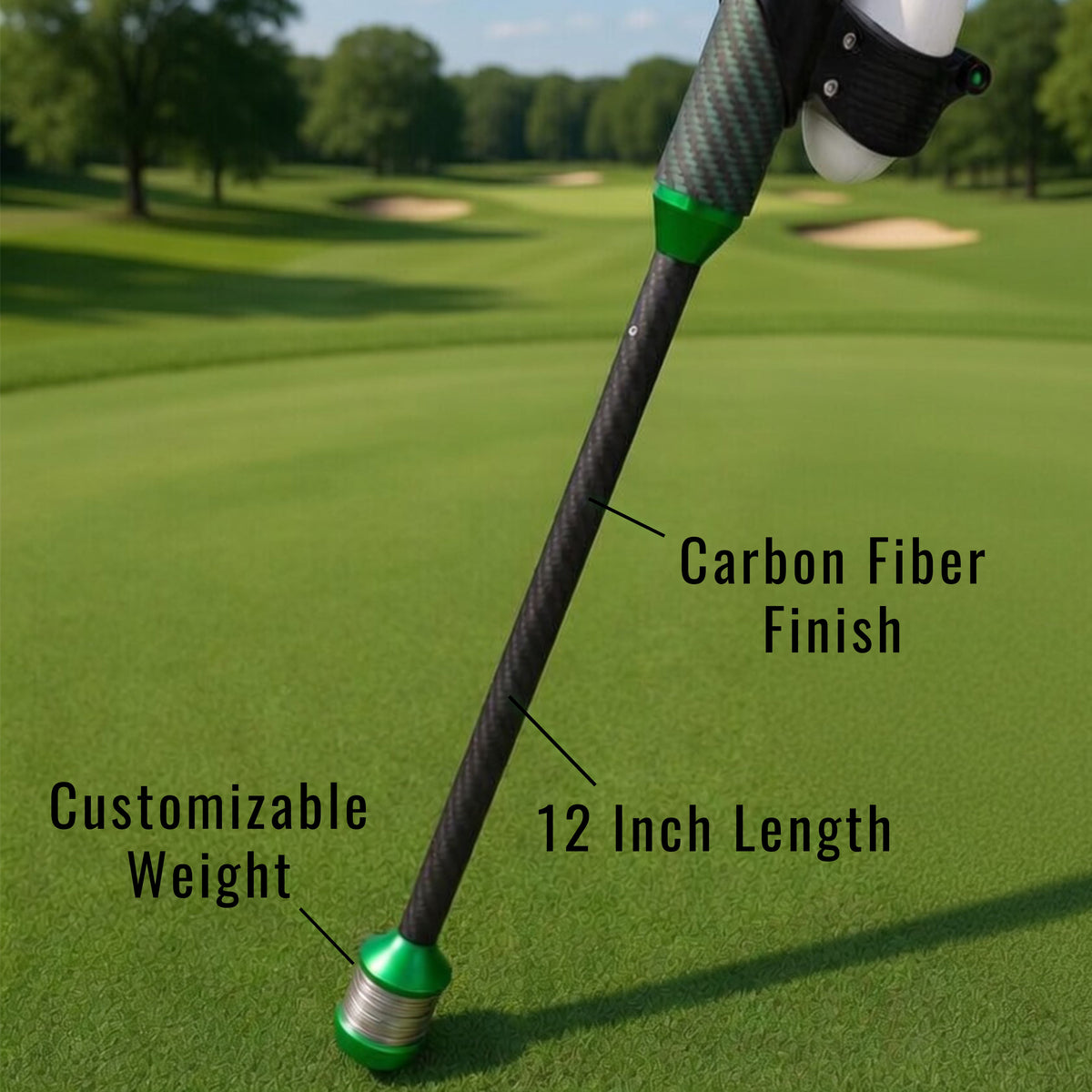DriVR Elite Mini -  Adjustable VR Weighted Golf Club Handle Accessory