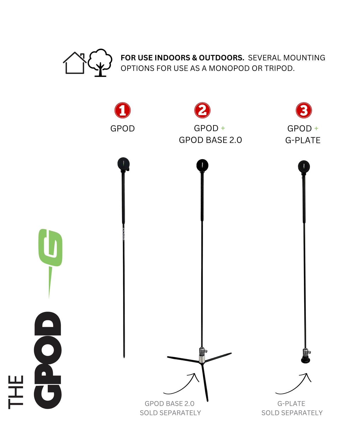 GPOD (Magnetic Golf Monopod And Training Aid)