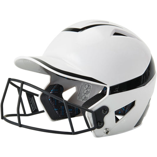 TWO-TONE SOFTBALL HELMET W/MASK