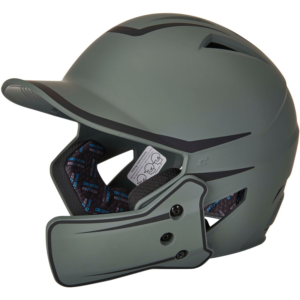 HX LEGEND PLUS 2-TONE BASEBALL HELMET W/FLAP
