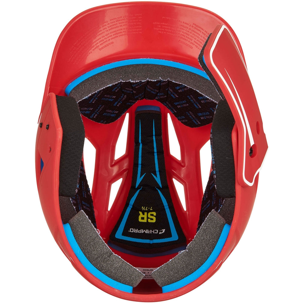 HX LEGEND PLUS 2-TONE BASEBALL HELMET W/FLAP
