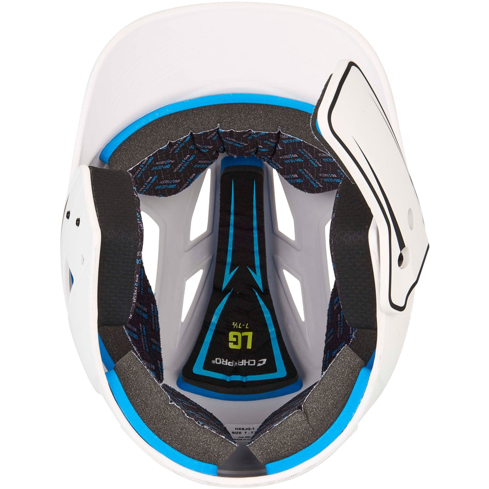 HX LEGEND PLUS 2-TONE BASEBALL HELMET W/FLAP