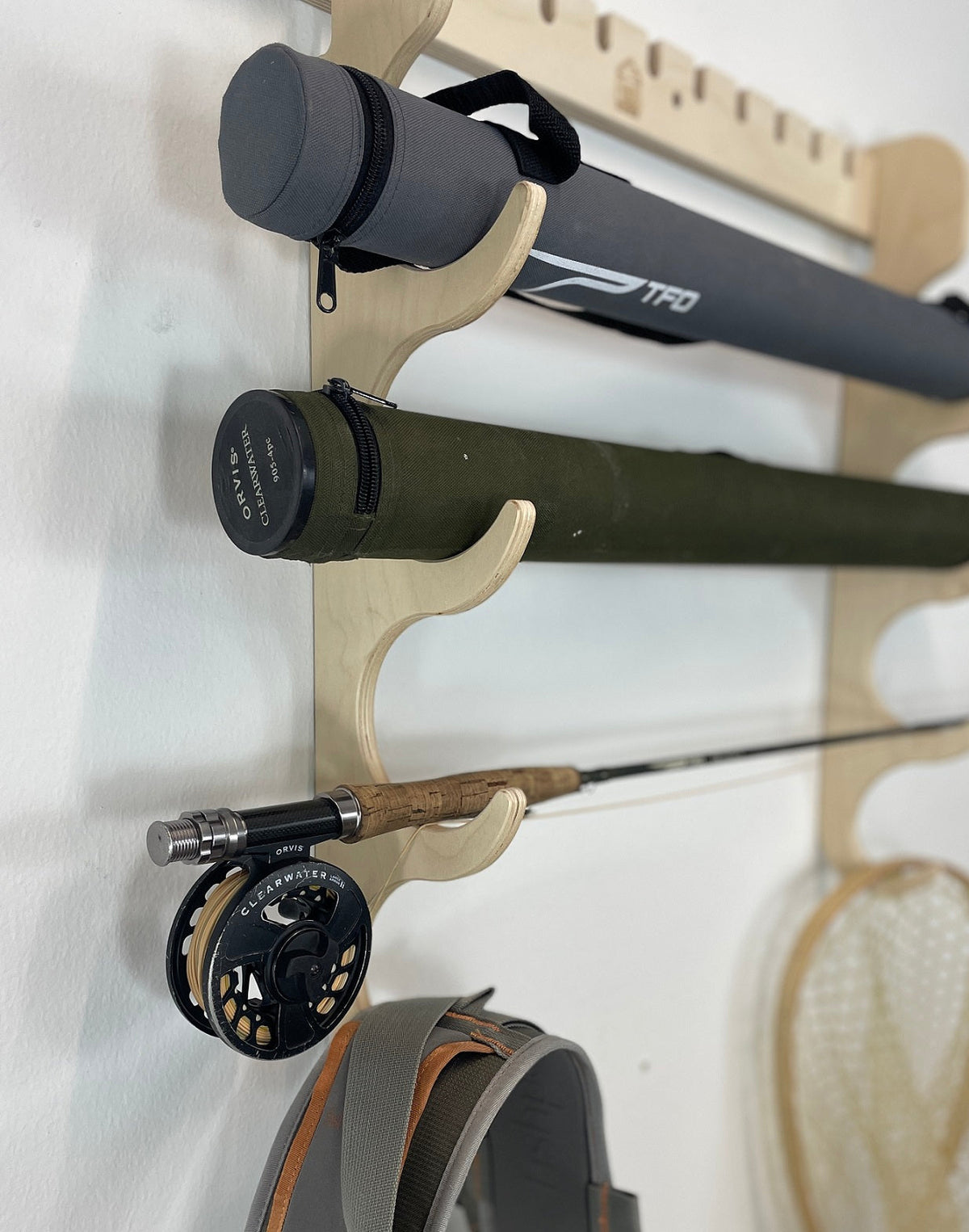 THE HOOKSET Fishing Rod Rack