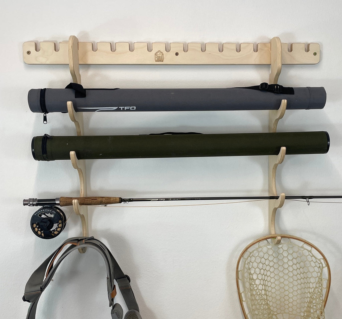 THE HOOKSET Fishing Rod Rack