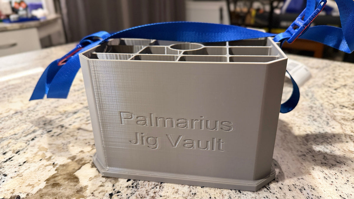 Jig Vault™ Shorti Square Jig Bucket Skeleton with Carry Straps