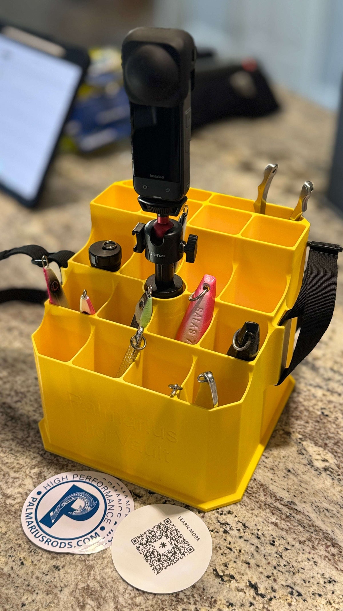 Jig Vault™ Square Jig Bucket Skeleton with Carry Strap