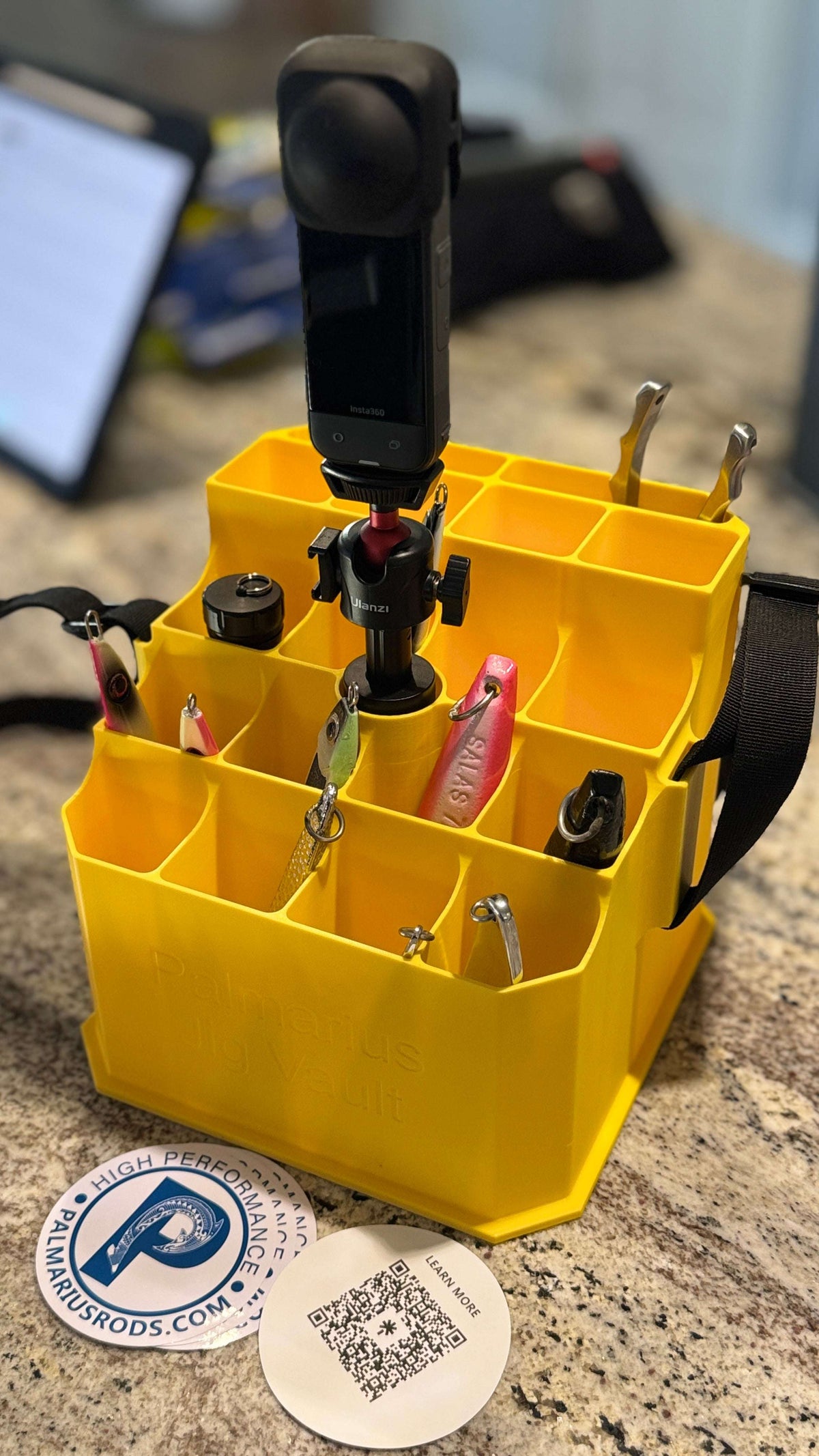 Jig Vault™ Square Jig Bucket Skeleton with Carry Strap