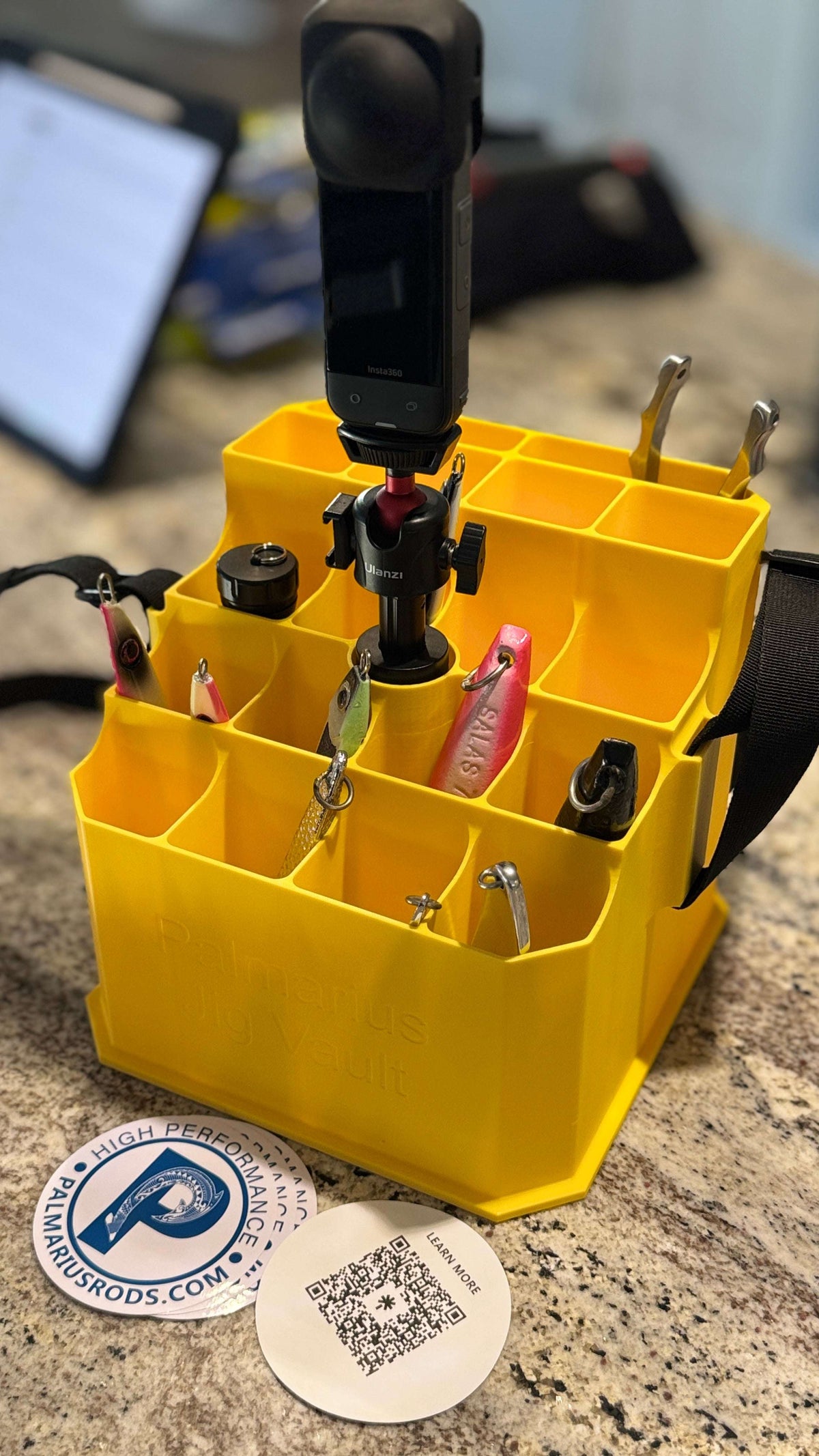 Jig Vault™ Square Jig Bucket Skeleton with Carry Strap