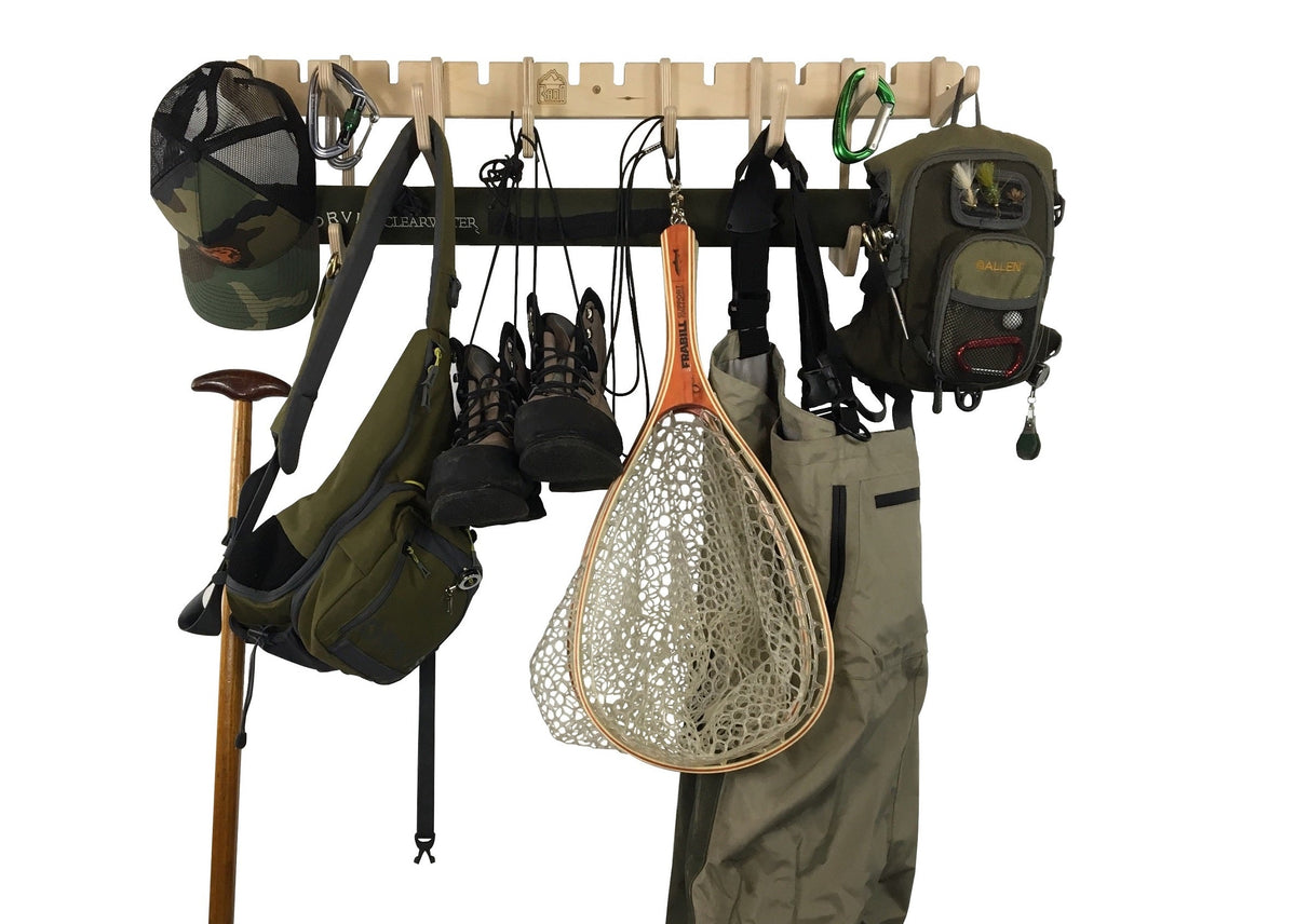 The Jetty Fishing Gear Wall Rack