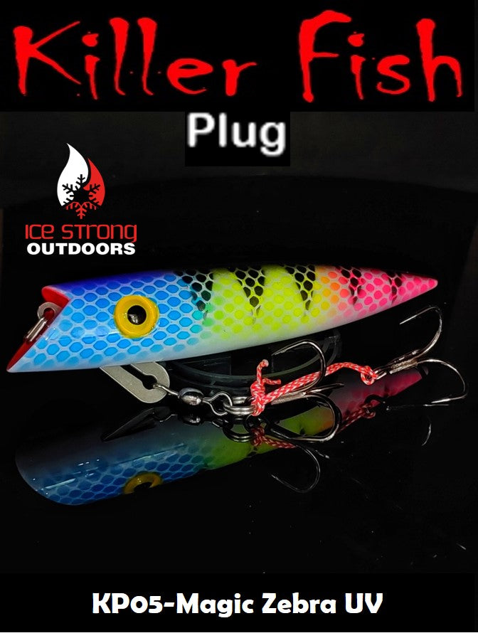 Ice Strong Outdoors - Killer Fish - Rattling TROLLING PLUG UV -SPECIAL 6 PLUGS + BOX $90 + FREE SHIPPING