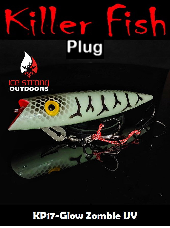Ice Strong Outdoors - Killer Fish - Rattling TROLLING PLUG UV -SPECIAL 6 PLUGS + BOX $90 + FREE SHIPPING