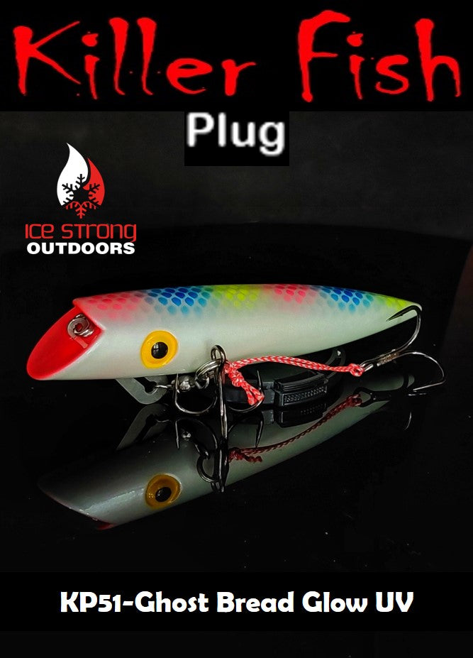 Ice Strong Outdoors - Killer Fish - Rattling TROLLING PLUG UV -SPECIAL 6 PLUGS + BOX $90 + FREE SHIPPING