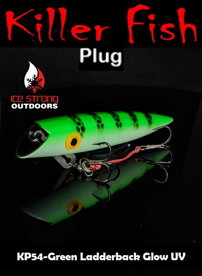 Ice Strong Outdoors - Killer Fish - Rattling TROLLING PLUG UV -SPECIAL 6 PLUGS + BOX $90 + FREE SHIPPING