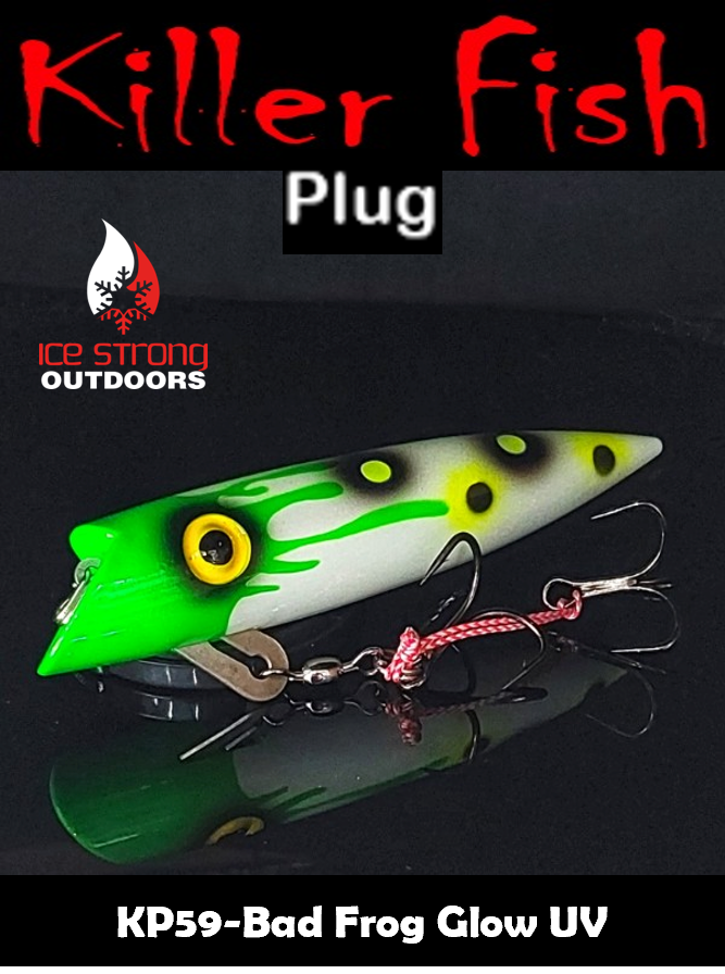 Ice Strong Outdoors - Killer Fish - Rattling TROLLING PLUG UV -SPECIAL 6 PLUGS + BOX $90 + FREE SHIPPING