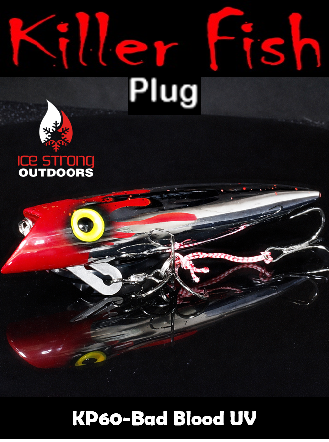 Ice Strong Outdoors - Killer Fish - Rattling TROLLING PLUG UV -SPECIAL 6 PLUGS + BOX $90 + FREE SHIPPING
