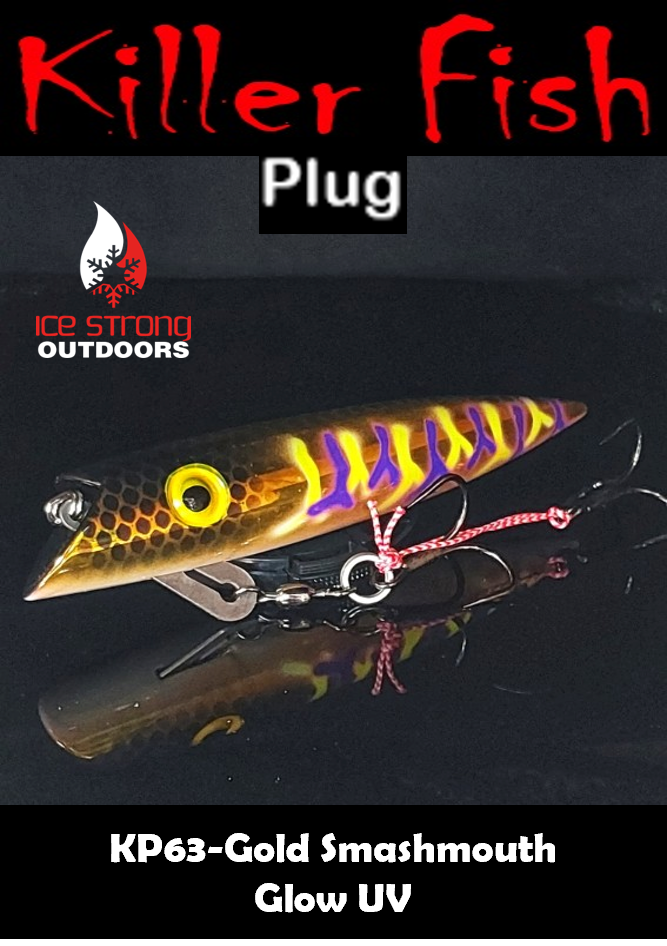 Ice Strong Outdoors - Killer Fish - Rattling TROLLING PLUG UV -SPECIAL 6 PLUGS + BOX $90 + FREE SHIPPING