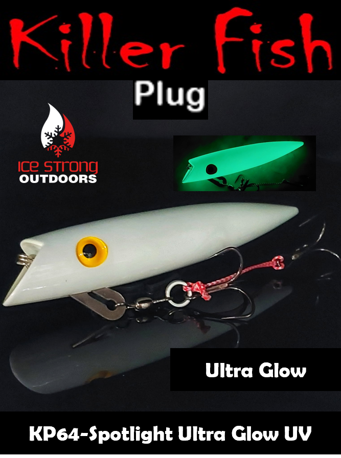 Ice Strong Outdoors - Killer Fish - Rattling TROLLING PLUG UV -SPECIAL 6 PLUGS + BOX $90 + FREE SHIPPING