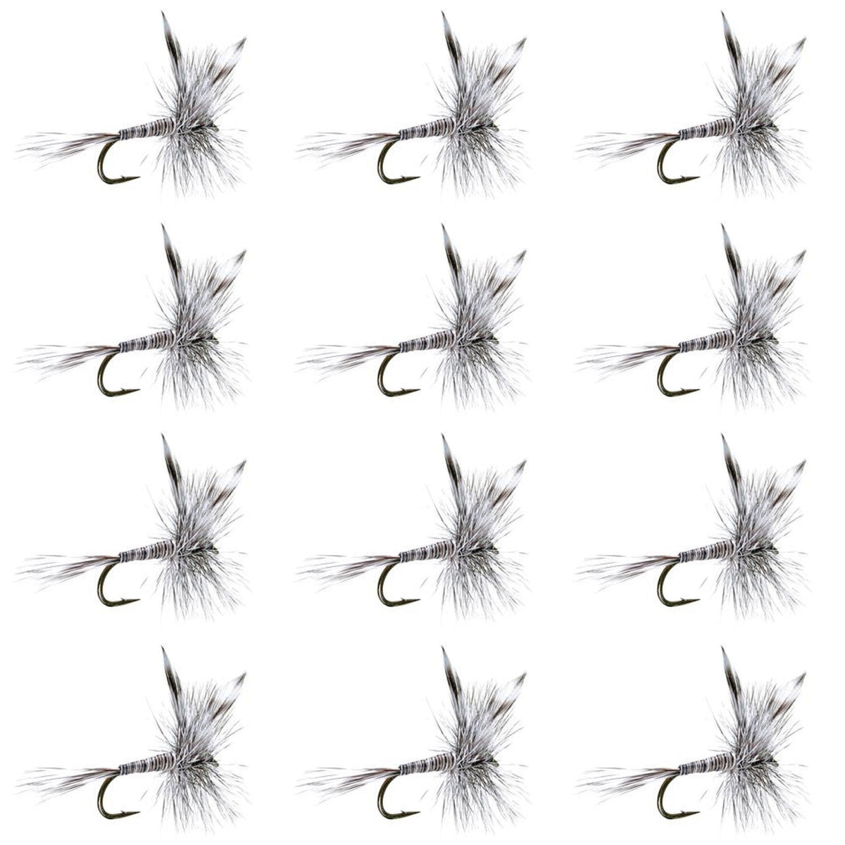 Mosquito Classic Trout Dry Fly - 12 Flies Size 20