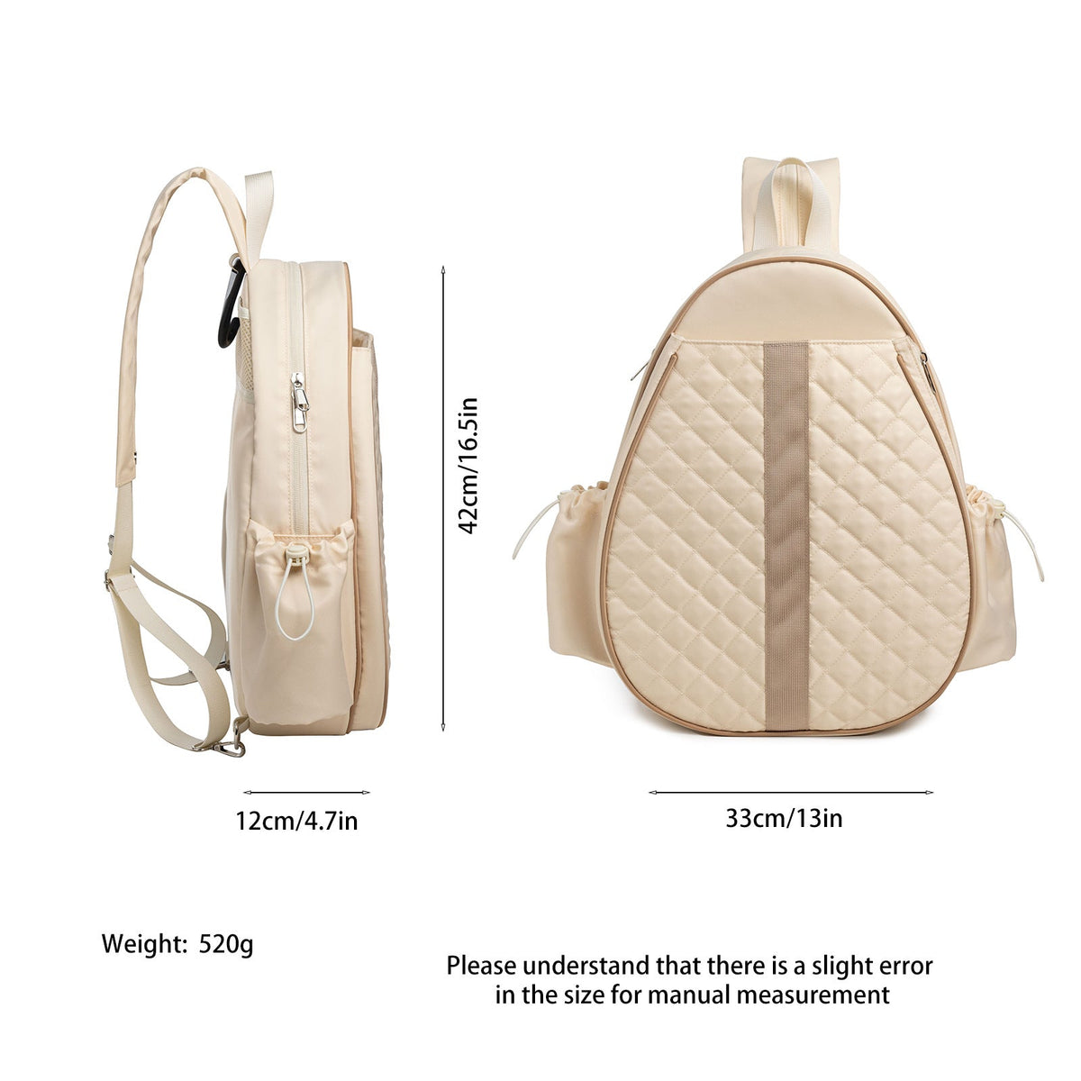 Crossbody - Lightweight, Multifunctional, Waterproof, Tennis Racket Bag
