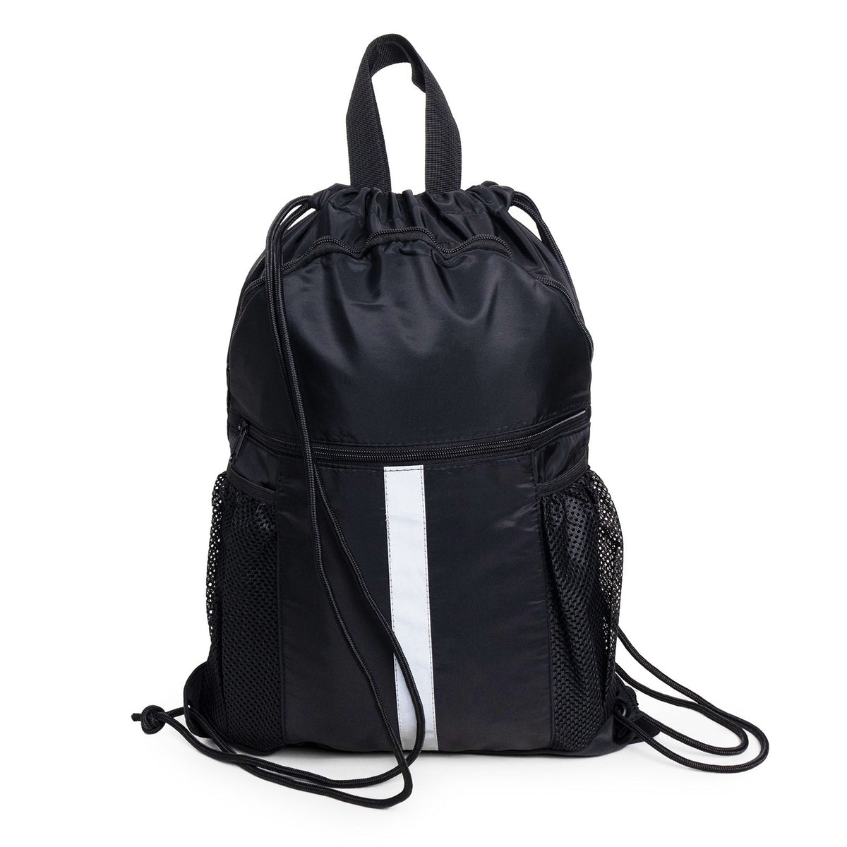 Drawstring Backpack With Shoe Compartment Equipment Bag