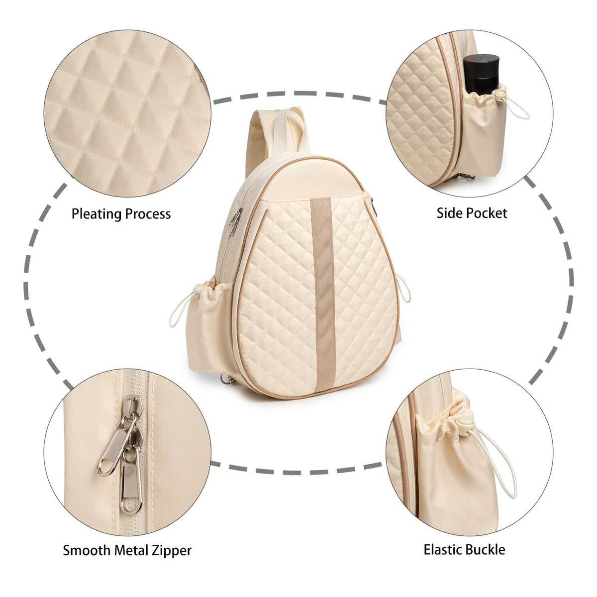 Crossbody - Lightweight, Multifunctional, Waterproof, Tennis Racket Bag