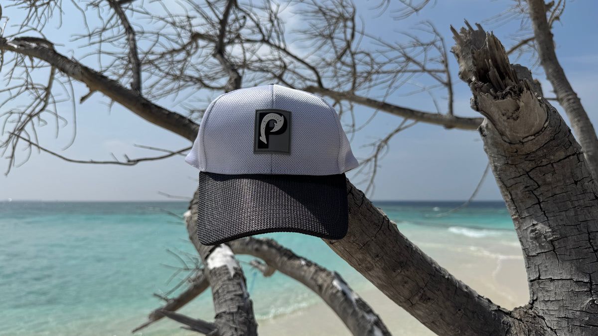 Palmarius Fishing Cap Mesh Velcro Closure Ponytail Friendly