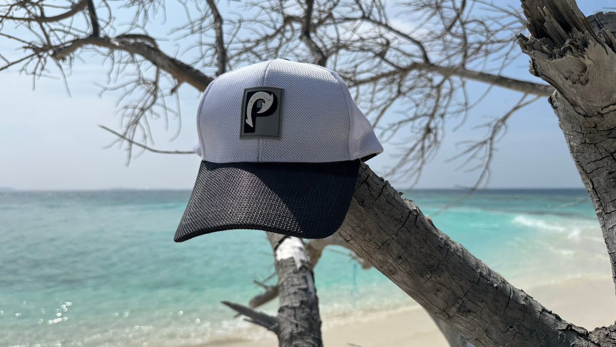 Palmarius Fishing Cap Mesh Velcro Closure Ponytail Friendly