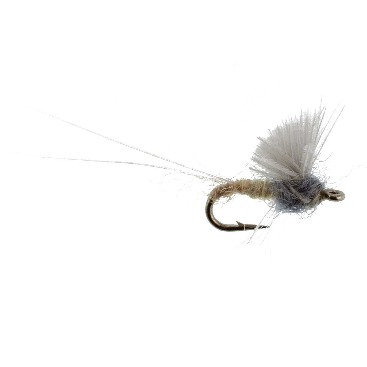 RS2 Gray Emerger Midge - 12 Flies Hook Size 22