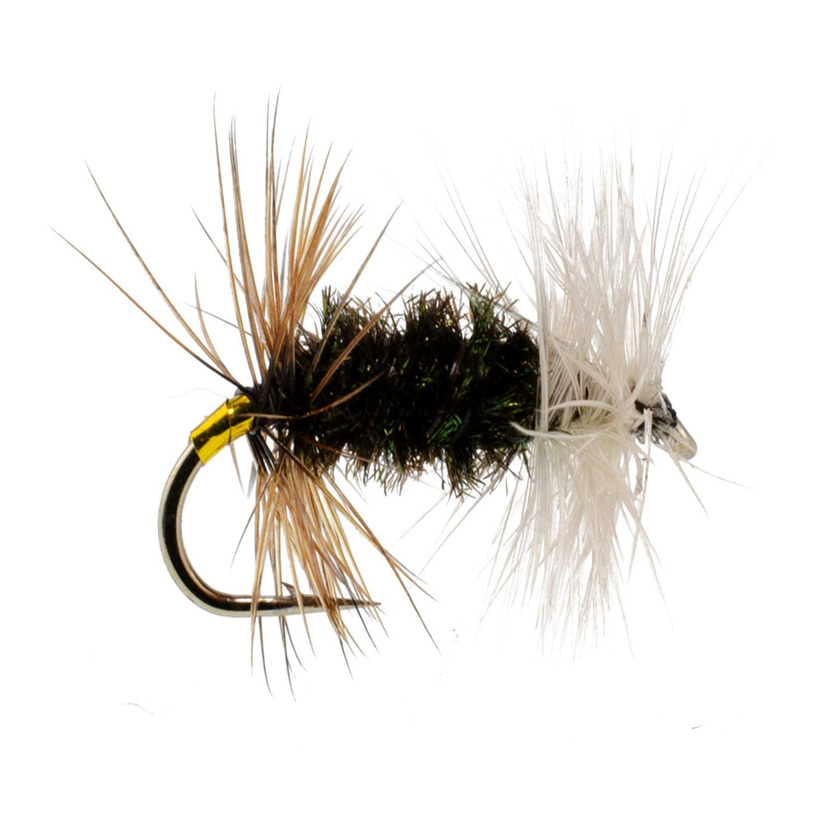 Renegade Classic Trout Dry Fly 12 Flies Hook Size 14