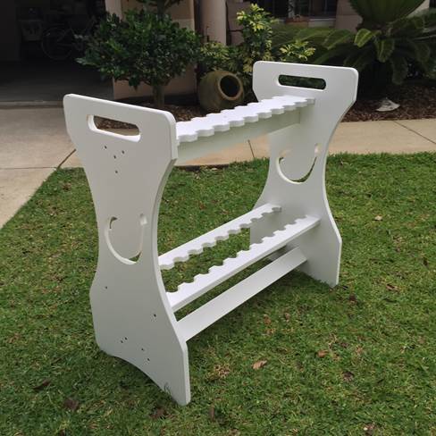 Palmarius PVC USA Made Rod Rack for 20 Rods