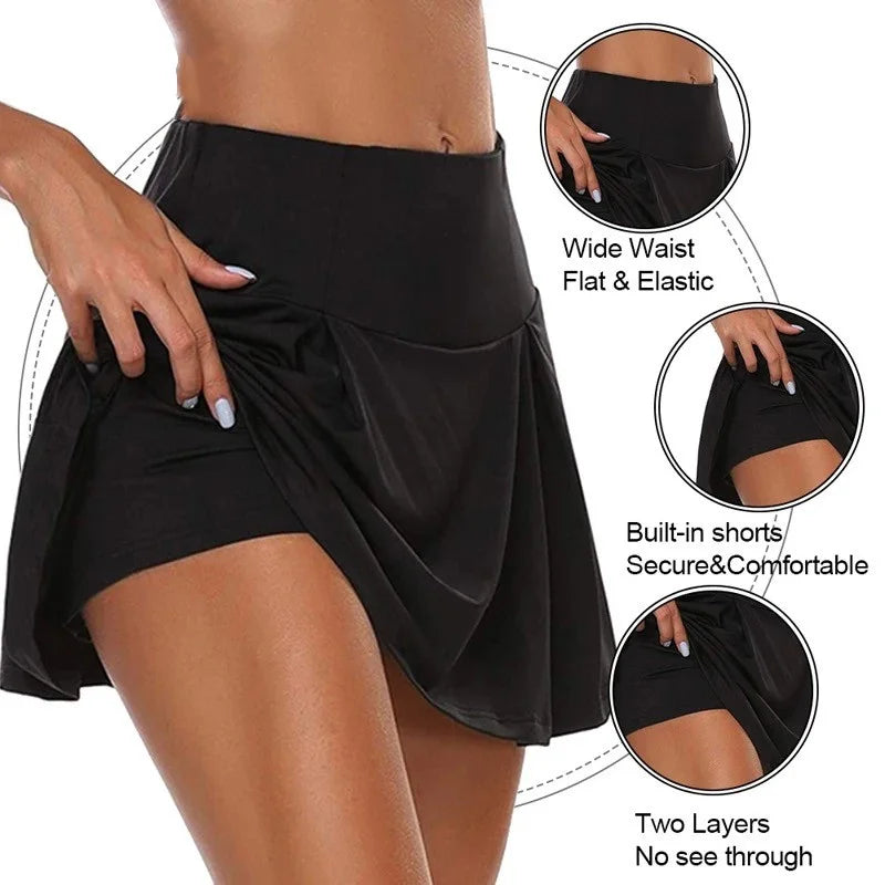 Summer Women Tennis / Fitness Short Skirts