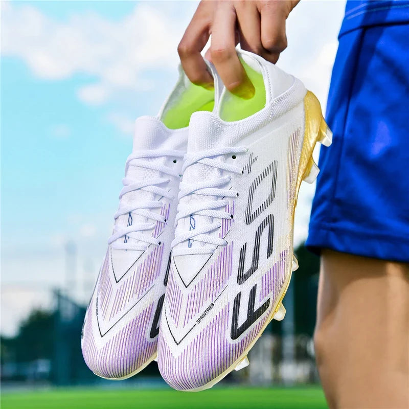 Men Resistant Professional Field Football Shoes Studded Training High Quality Soccer Shoes