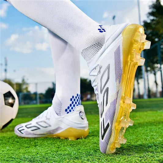 Men Resistant Professional Field Football Shoes Studded Training High Quality Soccer Shoes