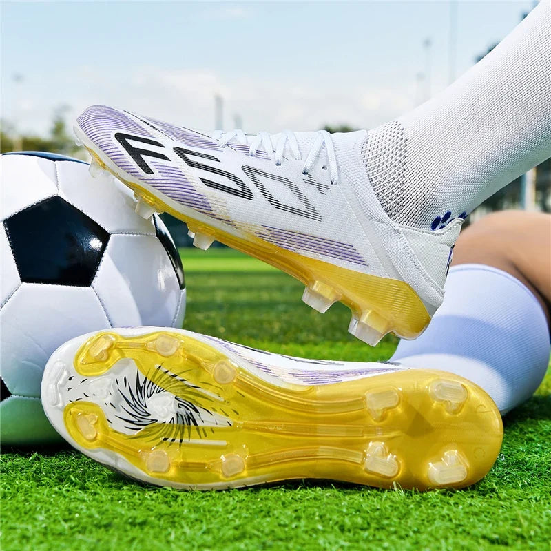 Men Resistant Professional Field Football Shoes Studded Training High Quality Soccer Shoes