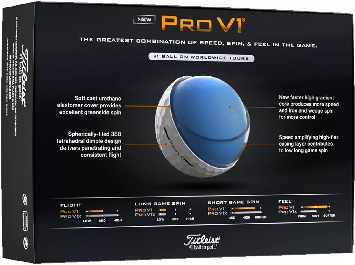 Titleist Pro V1 High Number Golf Balls